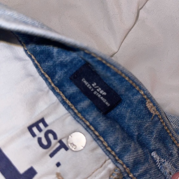 Gap Denim High Waisted Jeans -Light 2P l - Picture 3 of 11